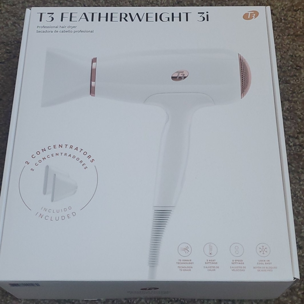 T3 Featherweight 3i Hair Dryer NEW